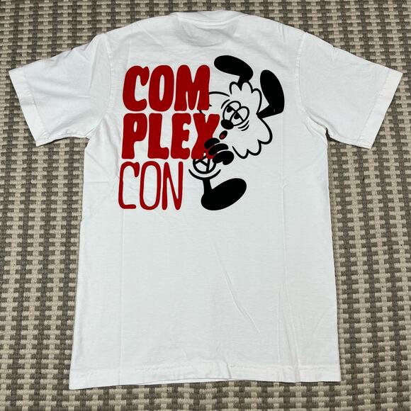 ComplexCon x Verdy Long Beach White Tee T Shirt Men’s Sz XS NEW - Picture 1 of 5